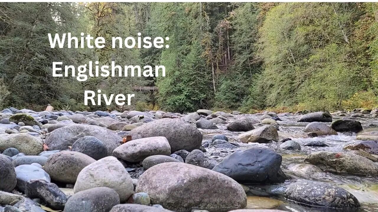 River rapids, white noise to fall asleep instantly, to help with relaxation or even meditation