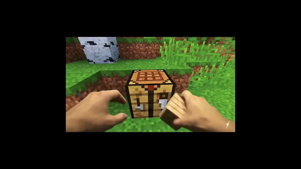 playing Minecraft in real life shorts minecraft trending viral shortfeed crazy youtubeshorts