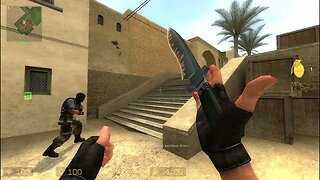 Counter Strike Source Dust 1 Bots #39 Only Knives