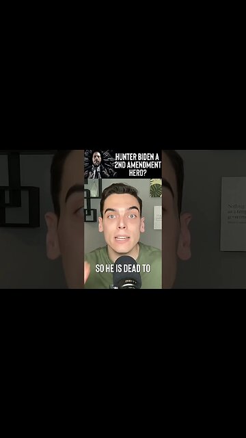 Hunter Biden: Is the president's crackhead son going to be a 2nd Amendment HERO?