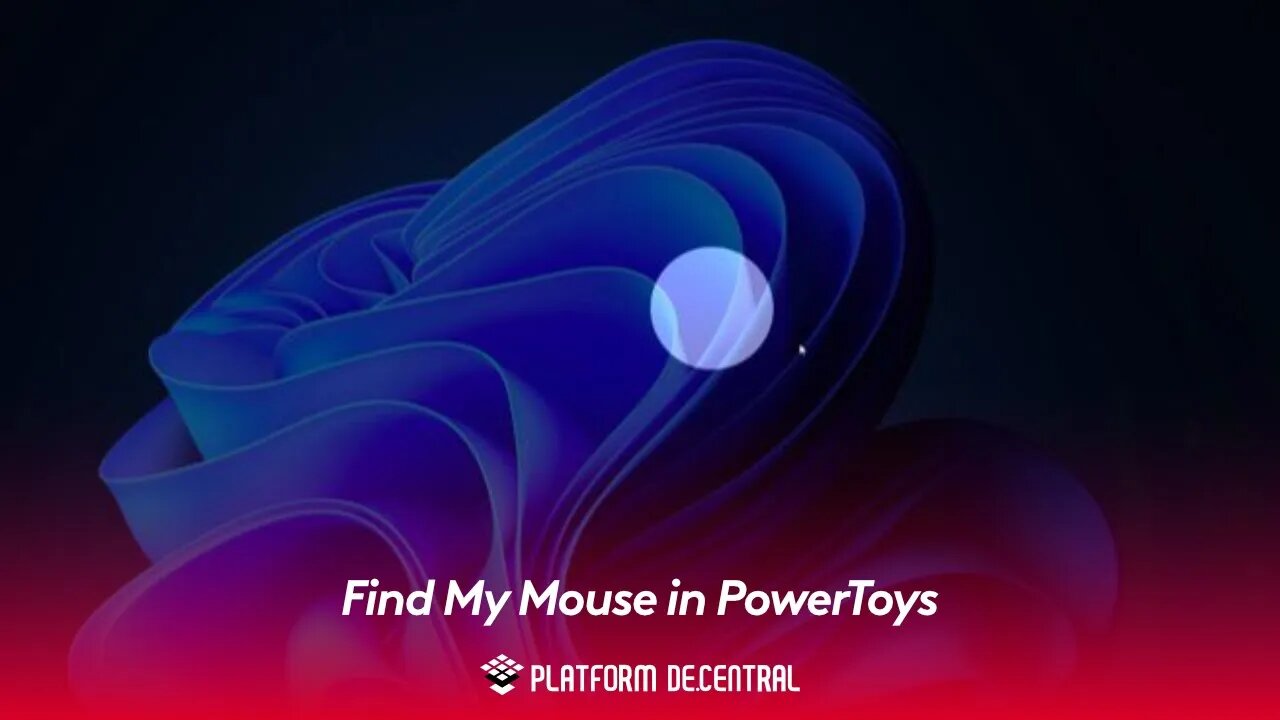 Find My Mouse in PowerToys