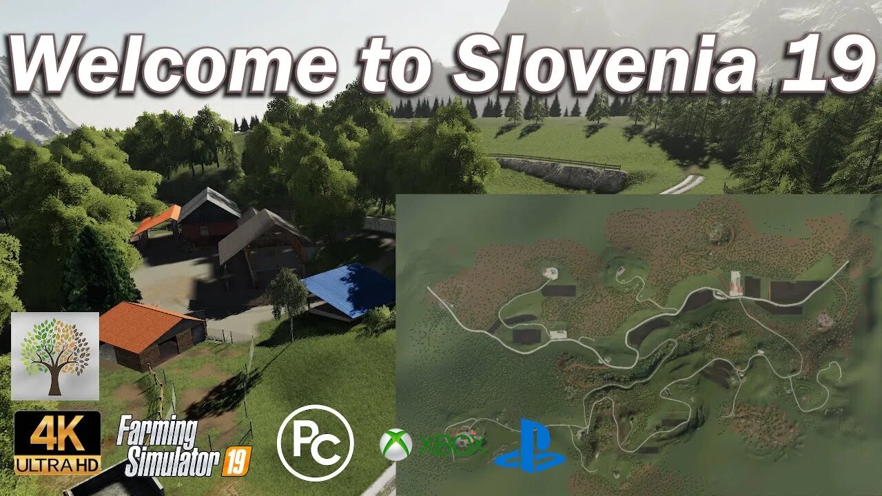 Farming Simulator 19 ⛰ 4K ⛰ Map First Impression ⛰ Welcome To Slovenia 19