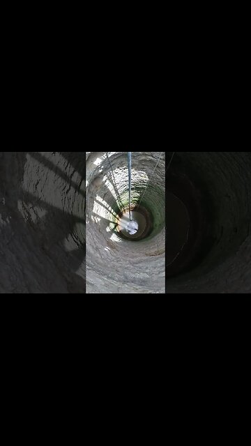 O Poço, puxando água!