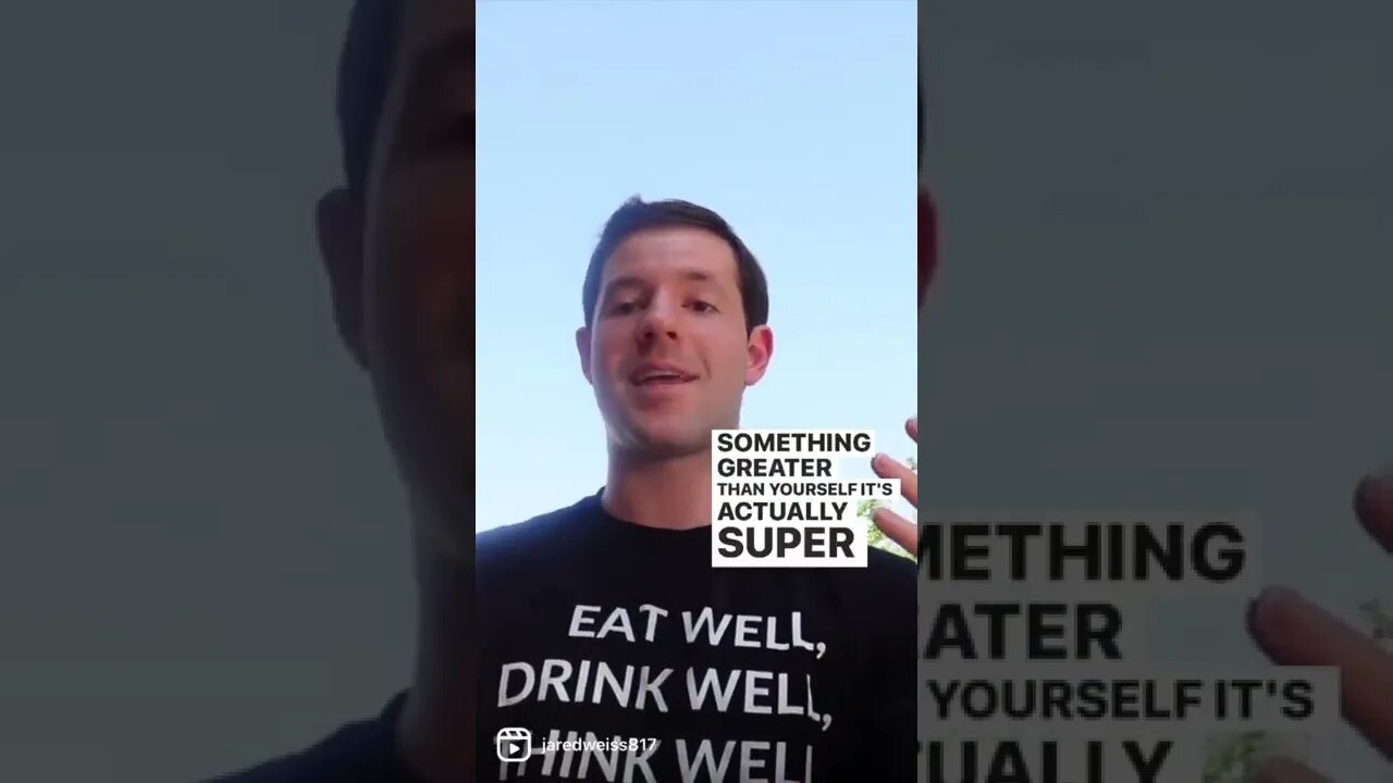 Do you have a strong belief in something greater than yourself?