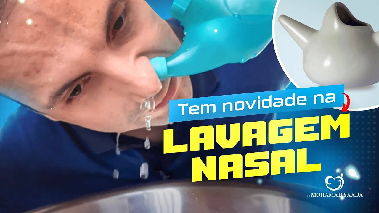 Tem novidade na Lavagem Nasal