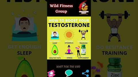 🔥How to boost your testosterone🔥#shorts🔥#wildfitnessgroup🔥5 November 2022🔥