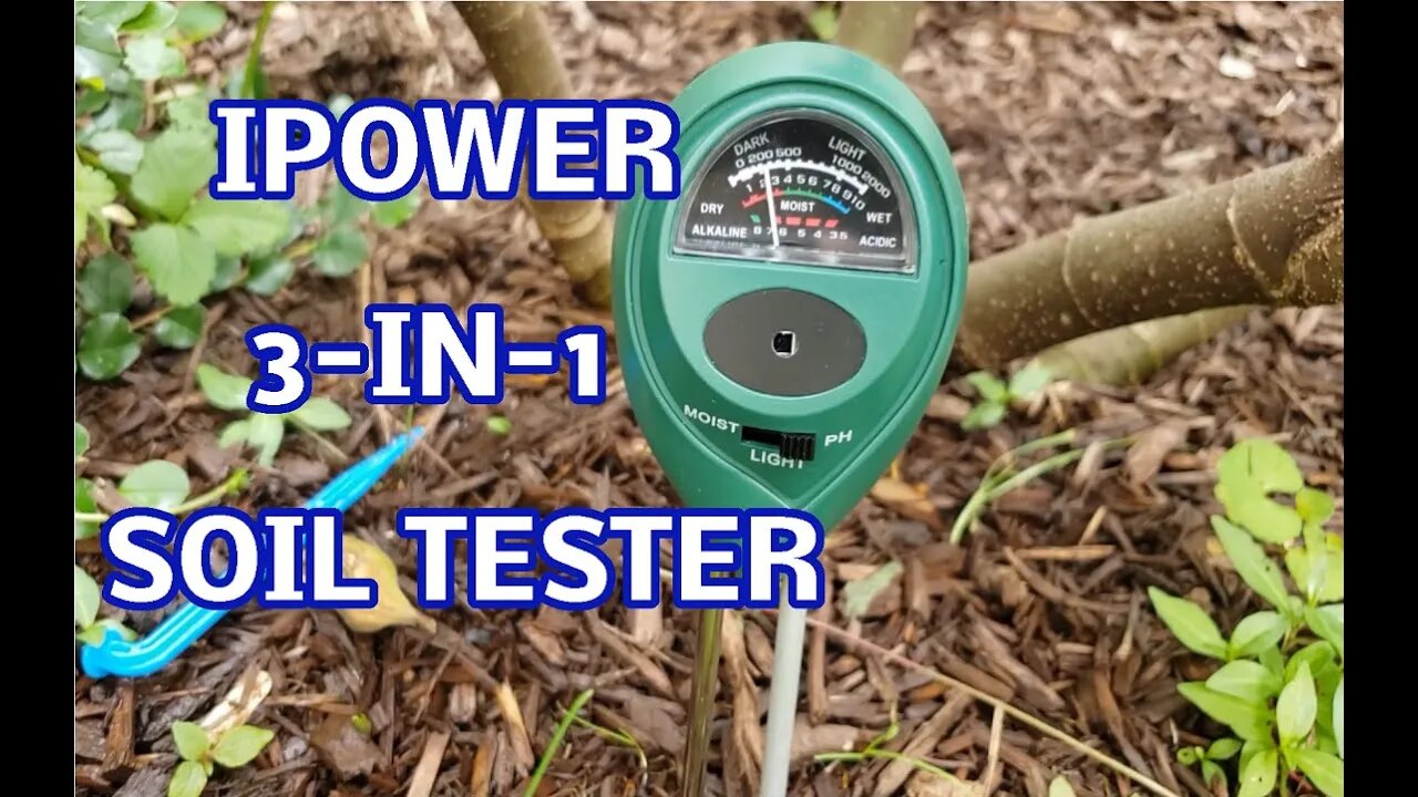 iPower 3 in 1 Soil Tester - Easy to use garden tool