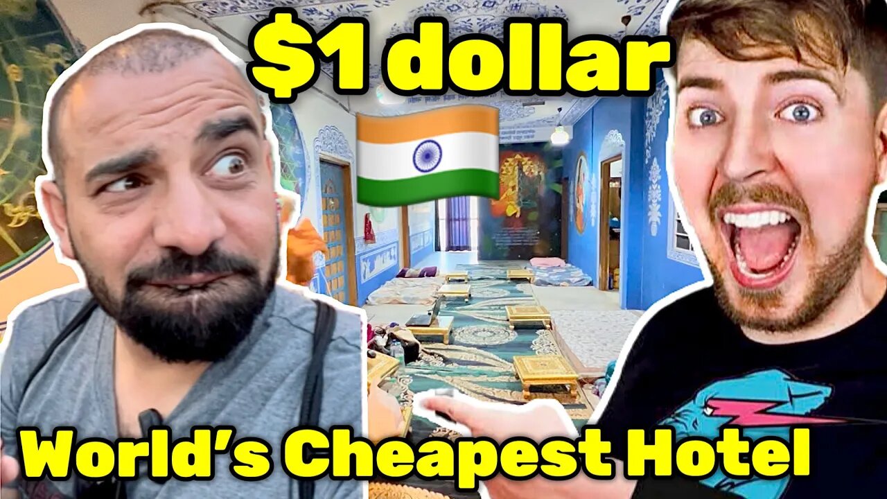 I stayed at the world's CHEAPEST hotel according to @MrBeast and didn't even know it