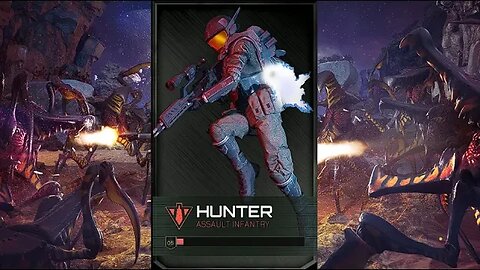 HUNTER ASSAULT INFANTARY CLASS GAMEPLAY STARSHIP TROOPERS EXTERMINATION