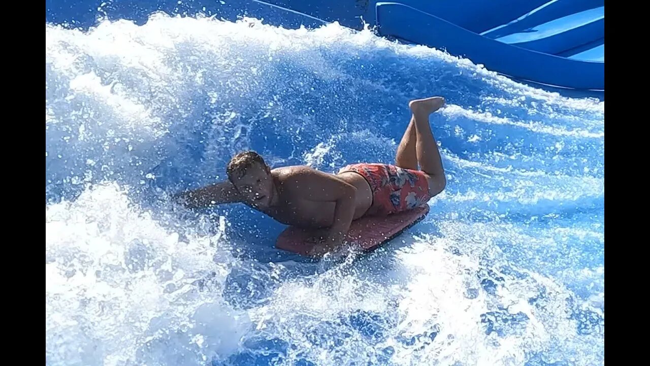 Flowrider - Logan at Soak City, Kings Island (2022) #shorts