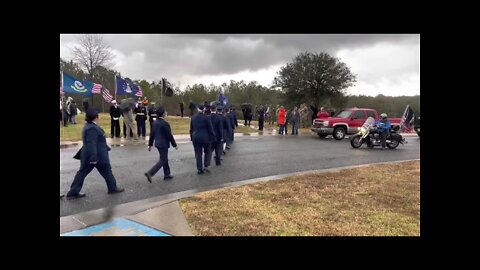 Amazing turnout for veterans funerals.