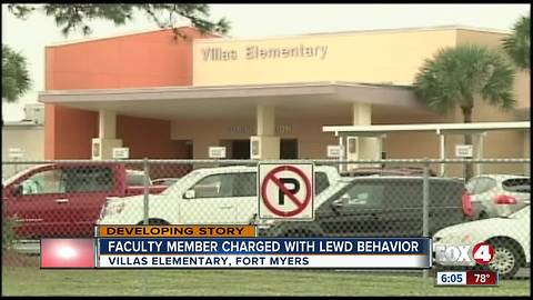 Villas Elementary faculty member arrested for lewd conduct