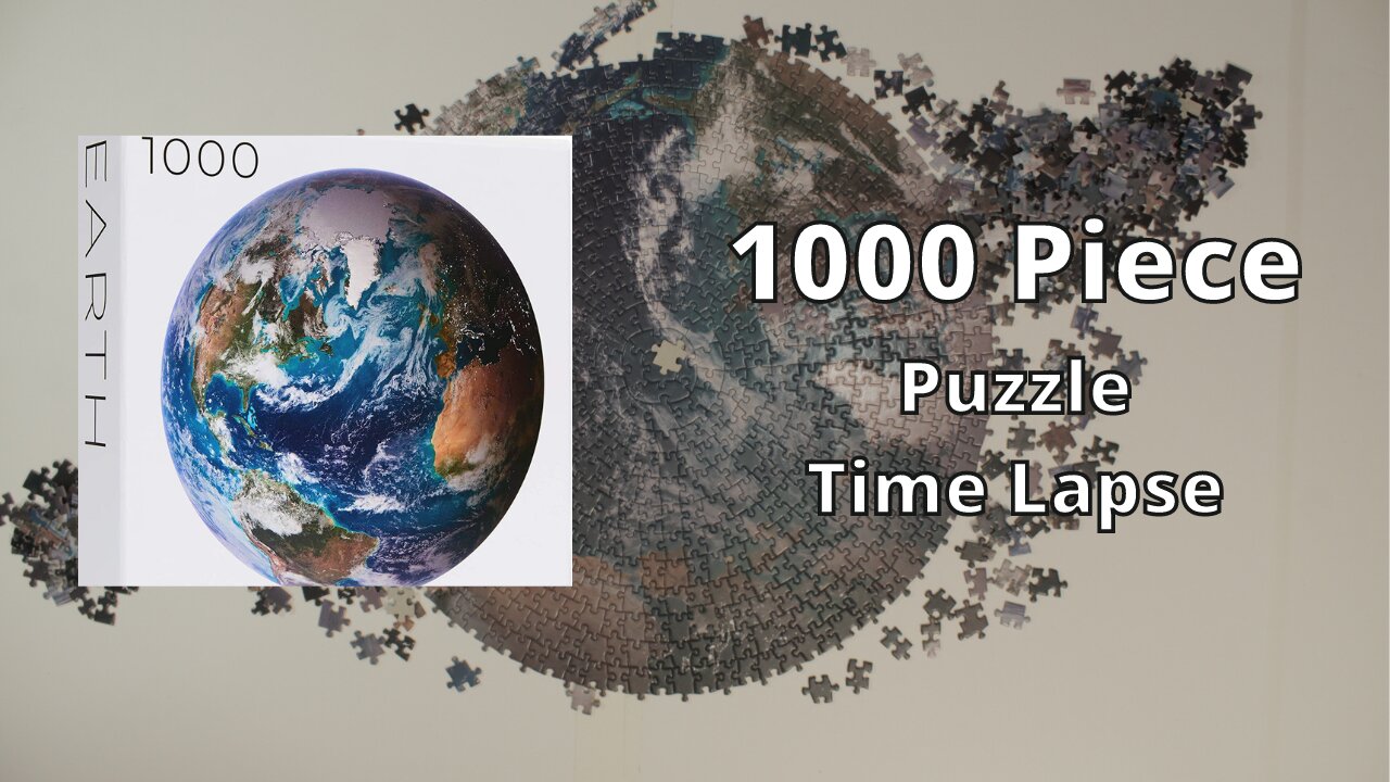 Solving | Earth 1000 pieces | Jigsaw Puzzle Time Lapse | #3