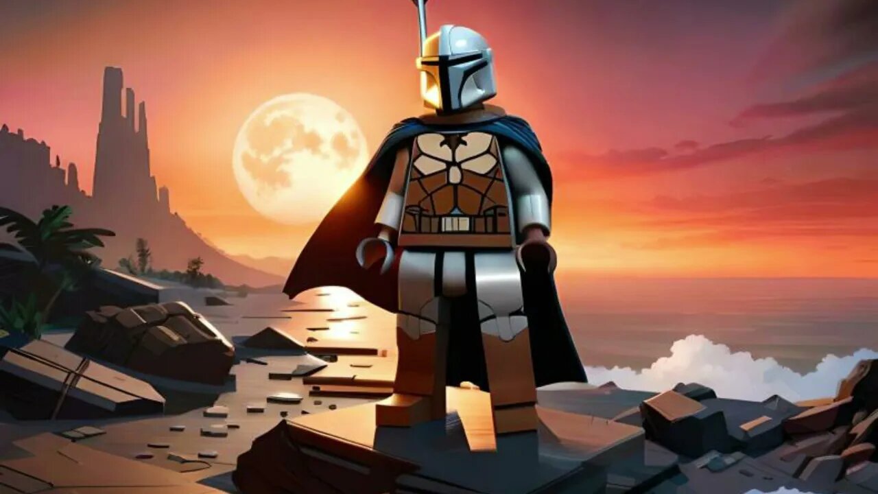 Lego Star Wars The Mandalorian Din Djarin - AI generated 2023