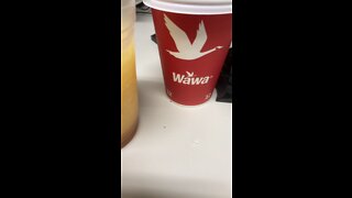 Golden Mango oat milk refresher from Wawa