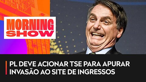 Bolsonaro ironiza esquerda após tentativa de sabotagem à convenção do PL