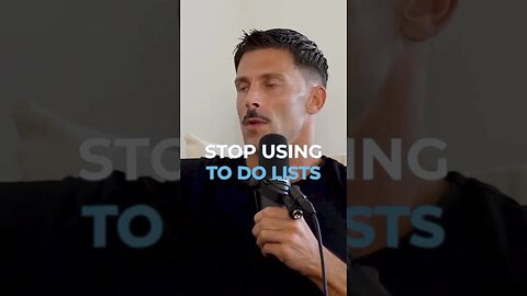 You NEED to stop using TO-DO lists ..