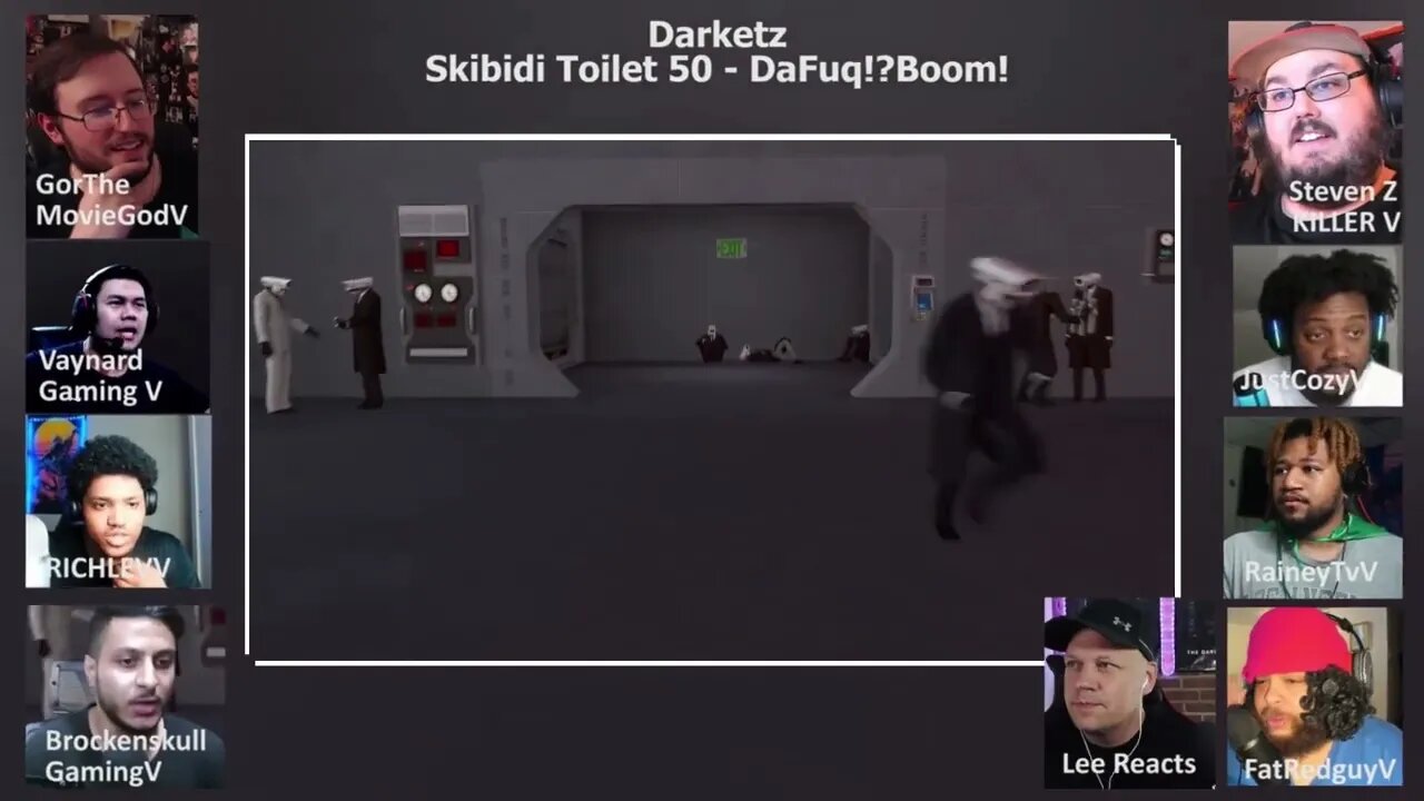 Youtubers Reacts to Skibidi Toilet 50 - REACTION MASHUP #skibiditoilet