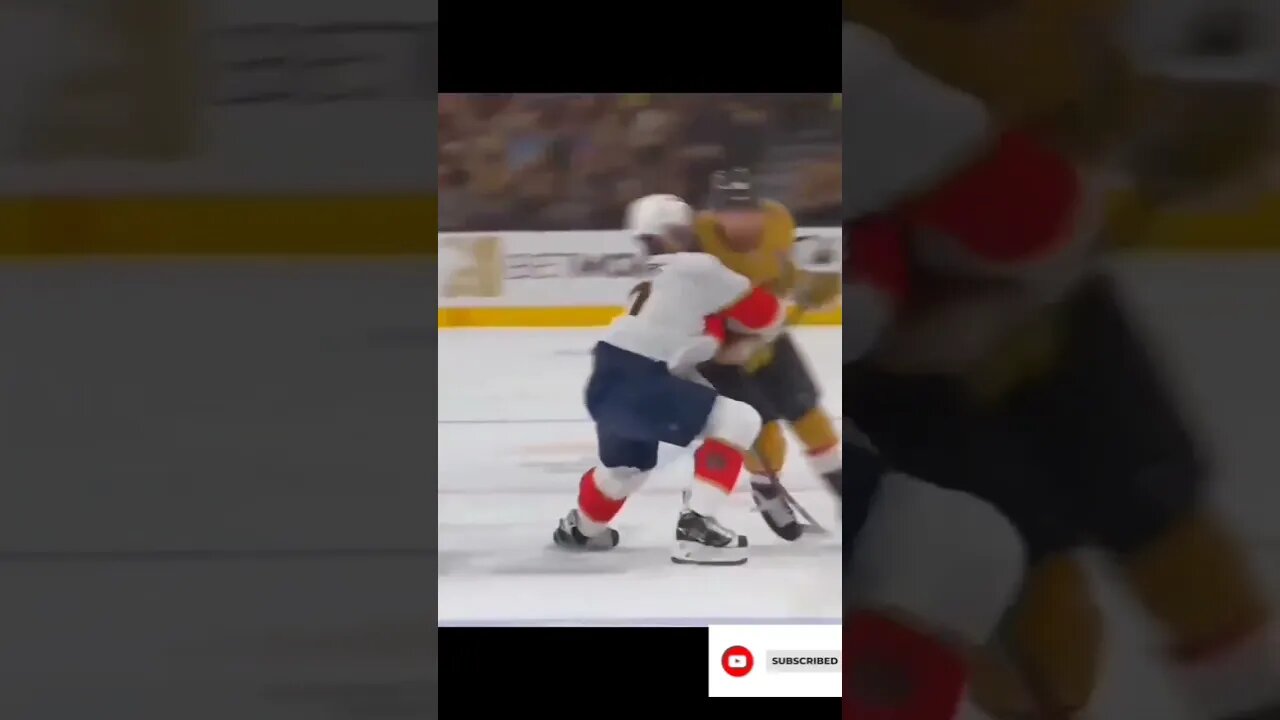 Иван Барбашев – лидер по силовым приёмам в серии с Флоридой#хоккей #вегас #нхл #shorts