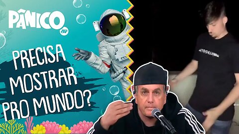 TER FILHO TIKTOKER TAMBÉM É DAR UMA FRAQUEJADA? BOLSONARO GORDÃO OPINA
