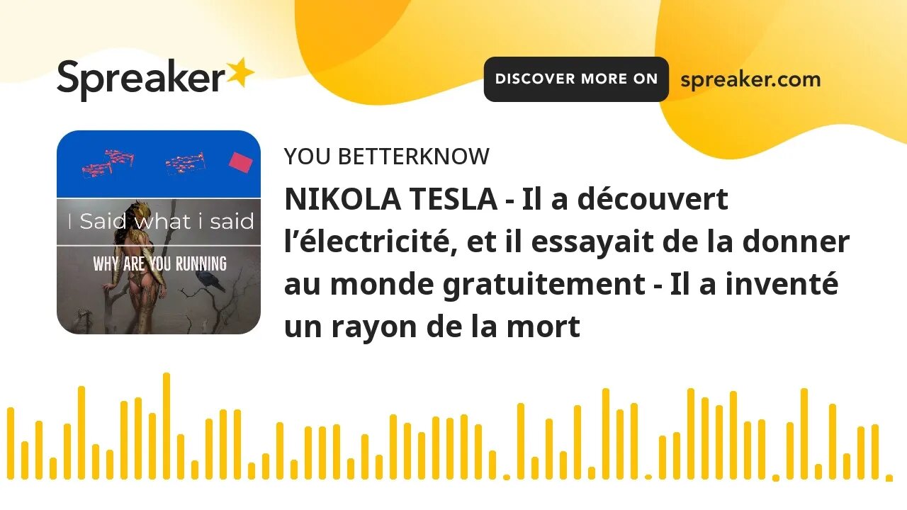 NIKOLA TESLA - Il a découvert l’électricité, et il essayait de la donner au monde gratuitement - Il