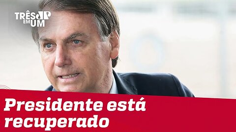 Bolsonaro retorna ao Planalto apóse se recuperar da Covid-19