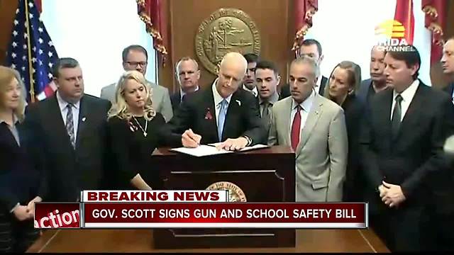 Governor Scott signs Marjory Stoneman Douglas High School Public Safety Act into law