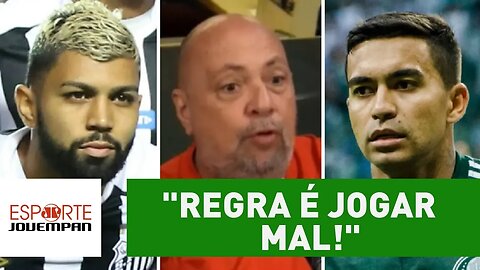 Narrador compara SANTOS ao PALMEIRAS: "regra é jogar mal!"