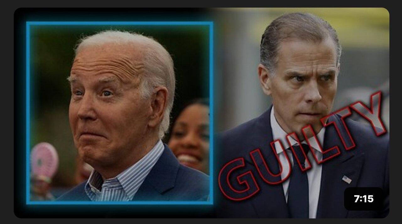 BREAKING: Hunter Biden Found Guilty As Democrats Prepare To Flush