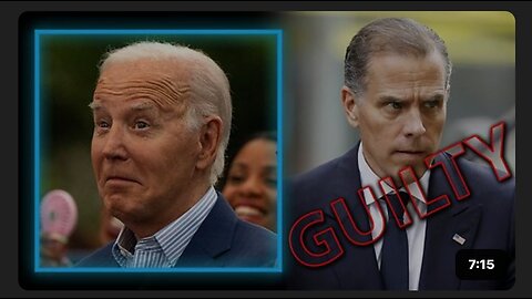 BREAKING: Hunter Biden Found Guilty As Democrats Prepare To Flush