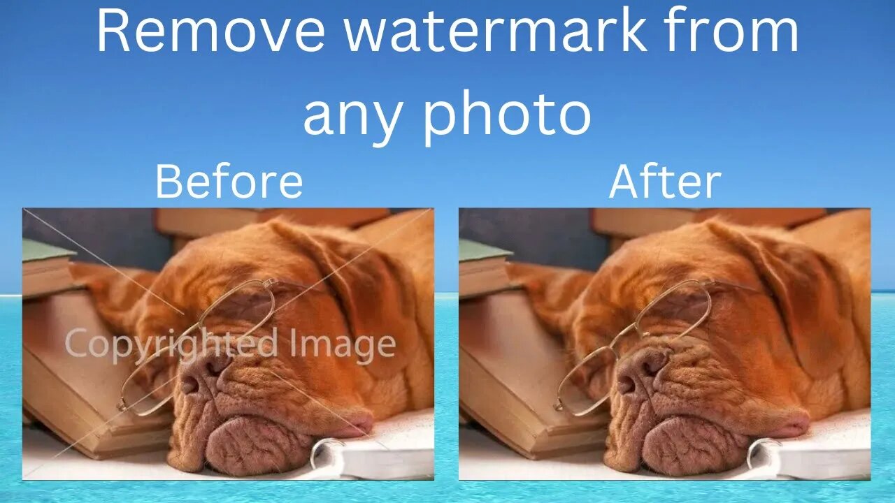 Remove Photo Watermark Step by Step