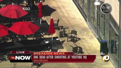 Shooter dead, at least 3 injured in YouTube shooting