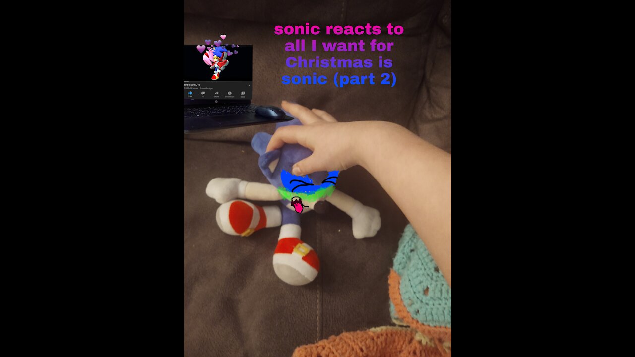 Sonic reacts to all I want for Christmas is sonic(part 2)
