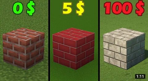 Textures for 0$ VS 5$ VS 100$