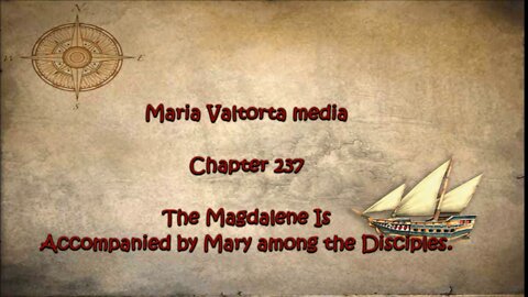 The Magdalene Is Accompanied Mary amoung the Disciples.