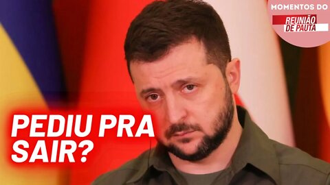 Zelenski já “pede pra sair” | Momentos do Reunião de Pauta