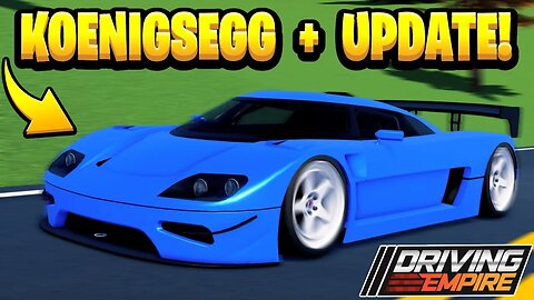 Koenigseggs are BACK in This Weeks ROBLOX Driving Empire Update!