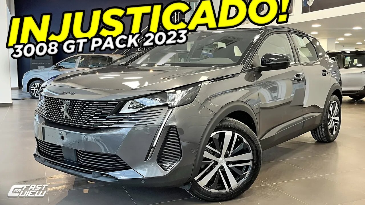 NOVO PEUGEOT 3008 GT PACK 2023 TURBO 165 CV COM ITENS QUE NENHUM SUV TRAZ! TEM ATÉ VISÃO NOTURNA!