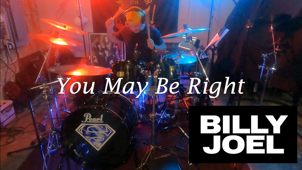 Billy Joel // You May Be Right // Drum Cover // Joey Clark