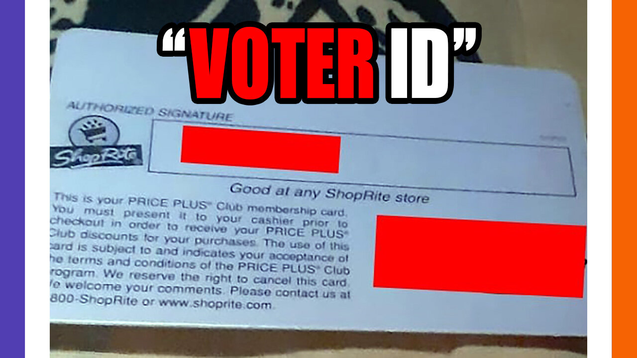 Blue State Allows Supermarket Cards As Voter IDs