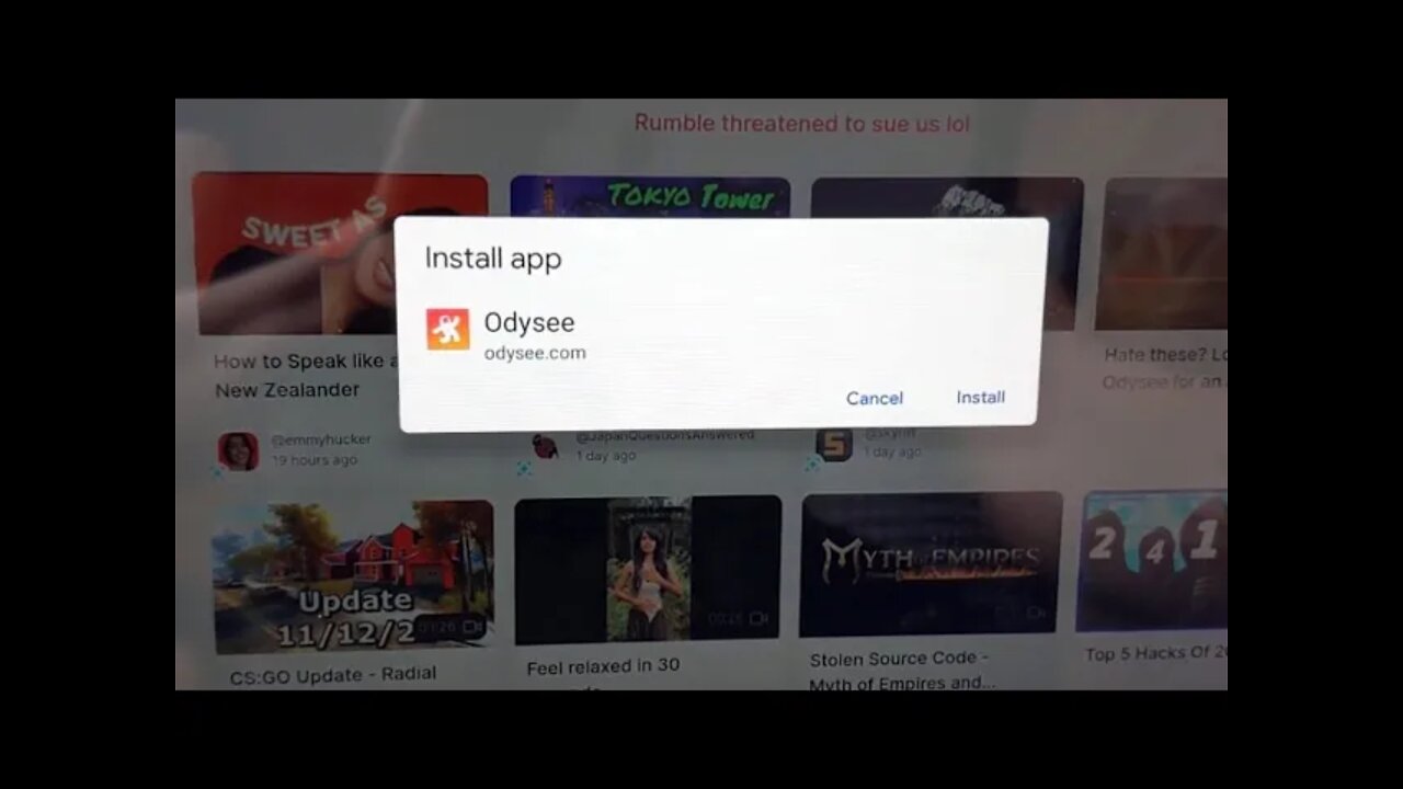 How To Install Odysee As An App On Android Mobile Device