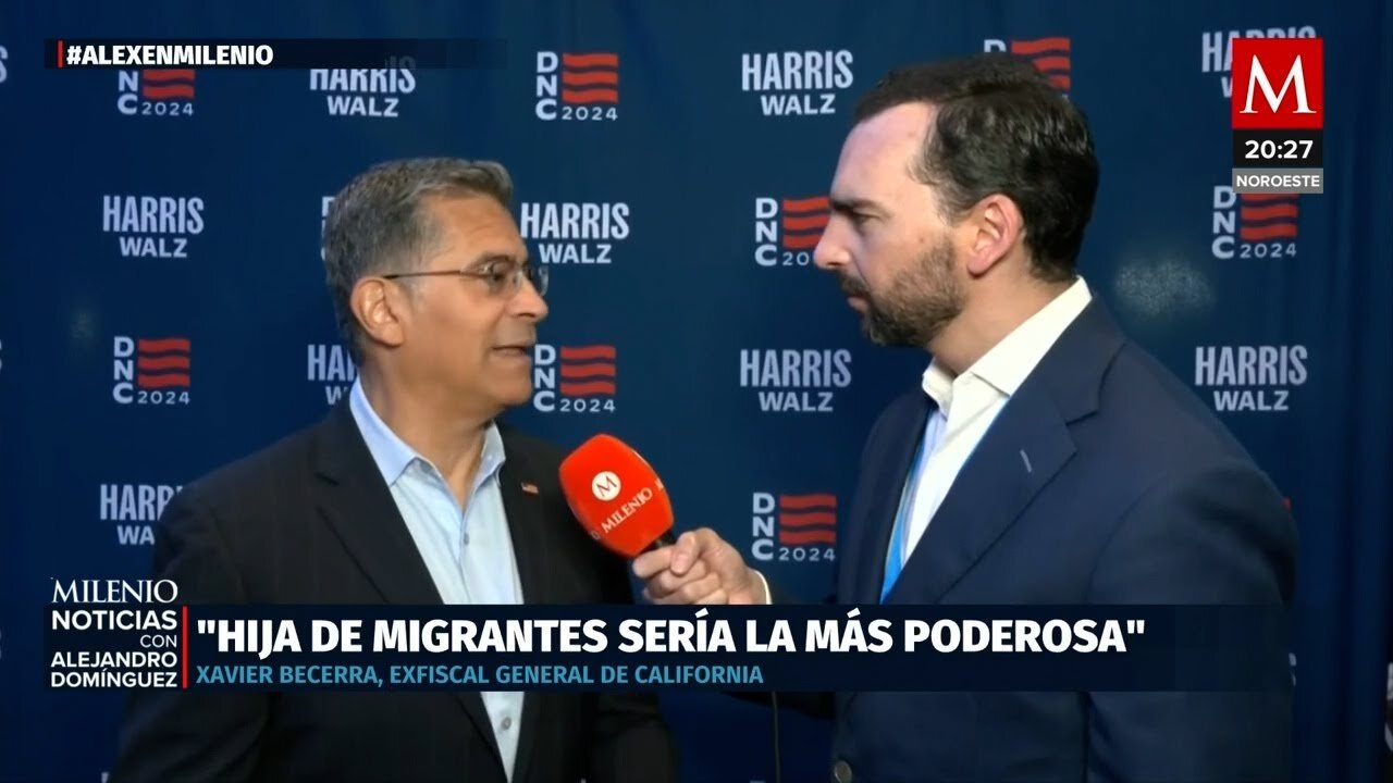 Xavier Becerra sobre Kamala Harris: "Una hija de migrantes puede ser la más poderosa de EU"