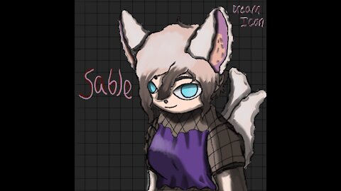 Dream Icon speedpaint (Main Character Sable)