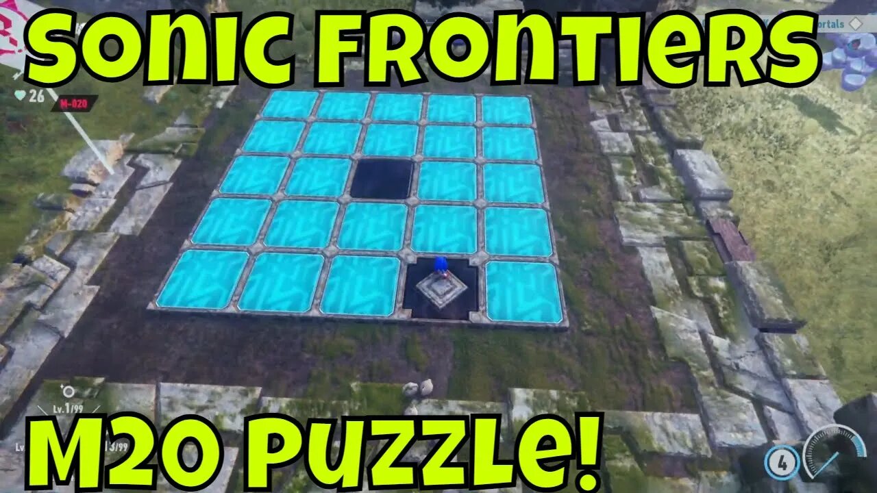 Sonic Frontiers M 020 Puzzle How to Solve