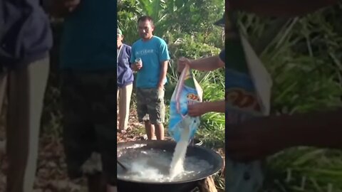 MASAK NASI SAMIN ATAU NASI MINYAK. UNTUK HAJATAN PERSEDEKAHAN #shorts #TRADITIONAL #shortvideo