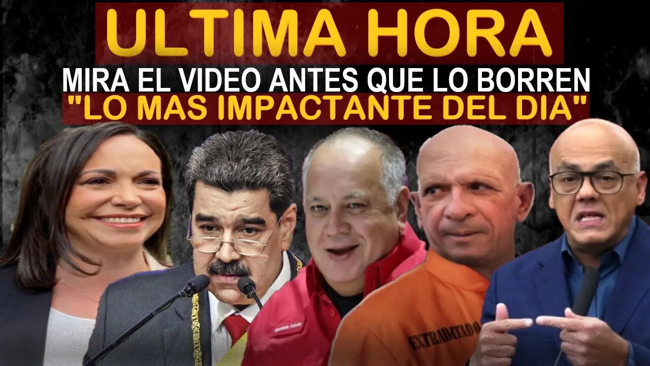 🔴SUCEDIO HOY! URGENTE HACE UNAS HORAS! LO MAS IMPACTANTE DEL DIA - NOTICIAS VENEZUELA HOY