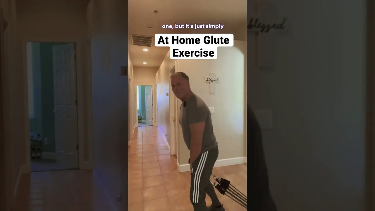 Easy Way To Work Glutes At Home #shorts