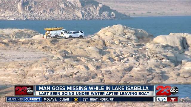 KCSO resume search of a missing man at Lake Isabella