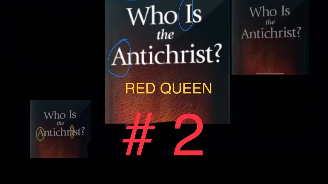 # 2 — I THINK — THE ANTI CHRIST -HAS BEEN FOUND ((( potentially )))