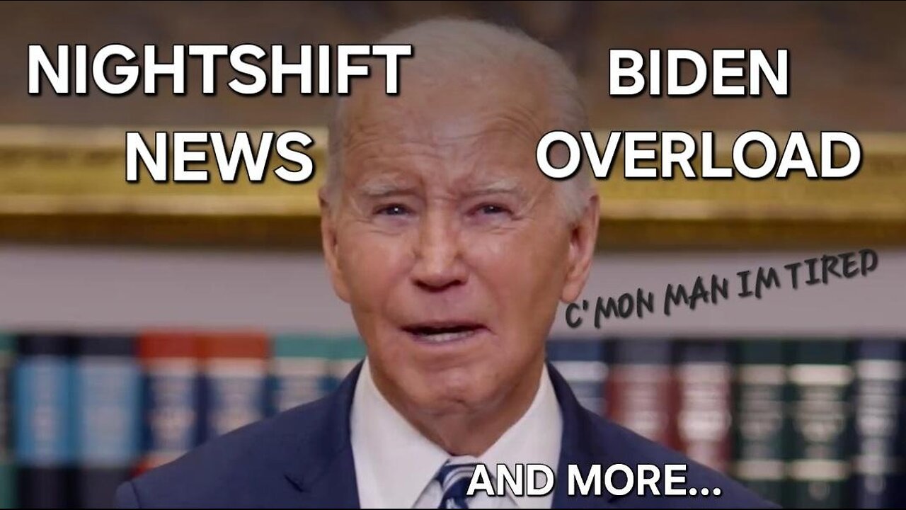 NIGHTSHIFT NEWS- BIDEN RANTS, THEN SHOWS UP LATE, TRUMP JUDGMENT AND MORE